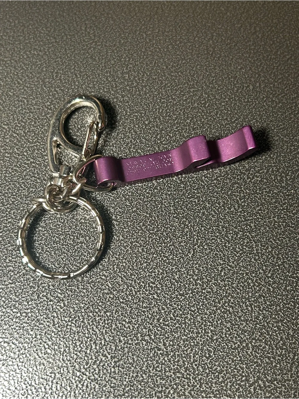 Kirin Beer Purple Keychain and Bottle Opener